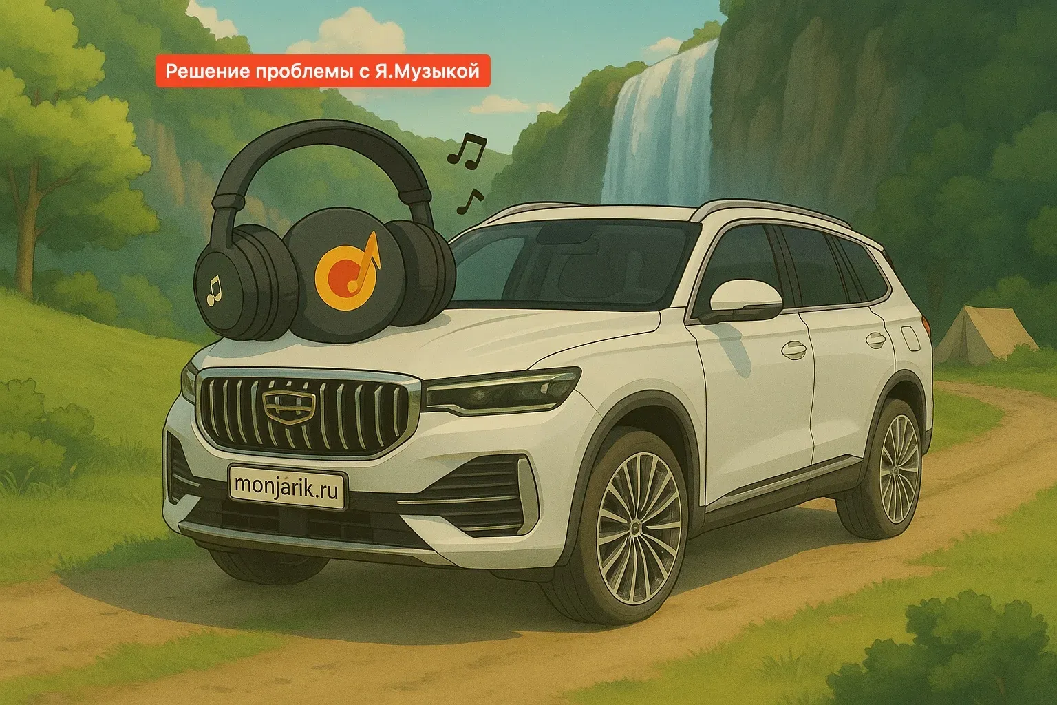 Решение проблемы с Яндекс Музыкой в Geely Monjaro