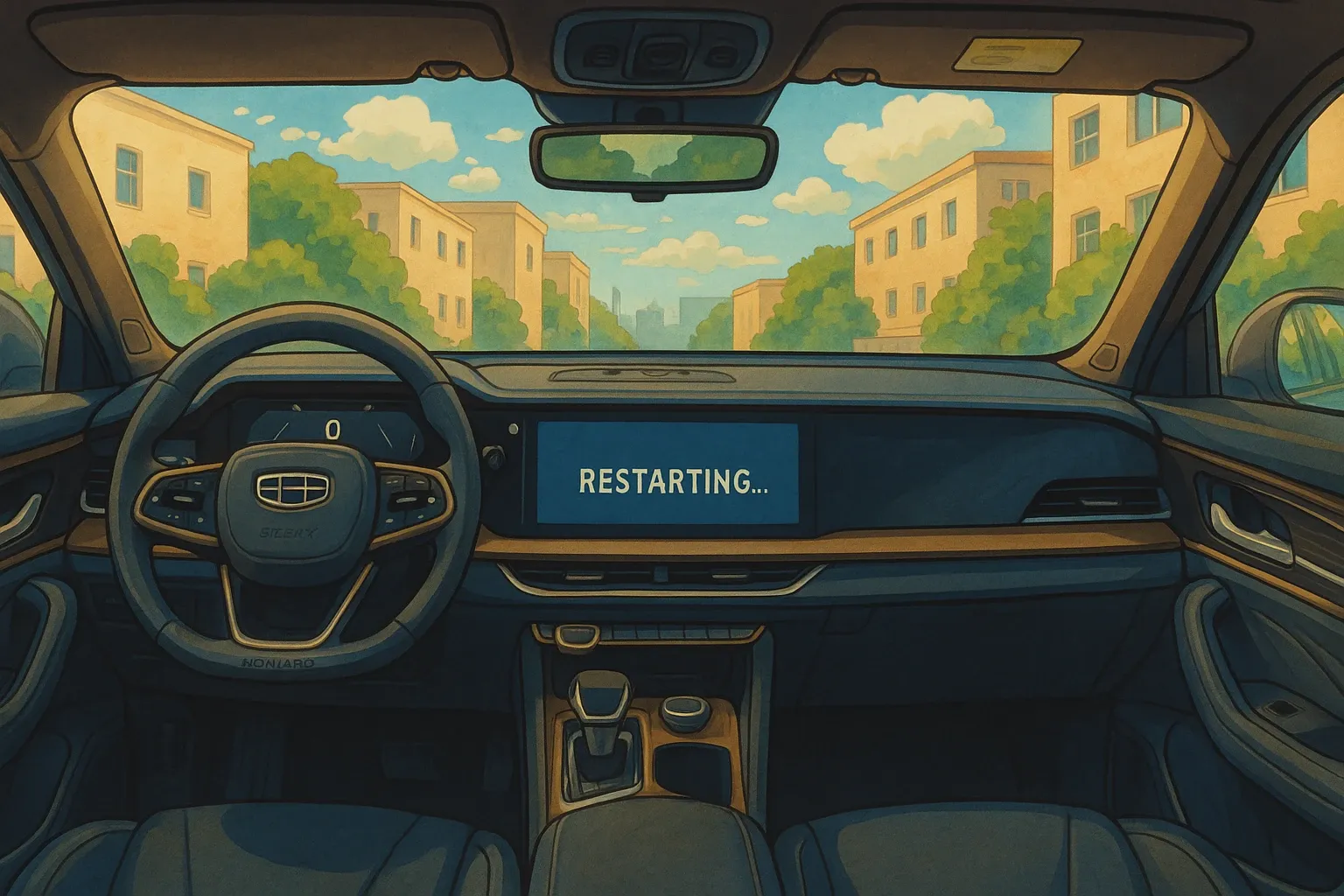 Как перезагрузить ГУ в Geely Monjaro 2025 рестайлинг