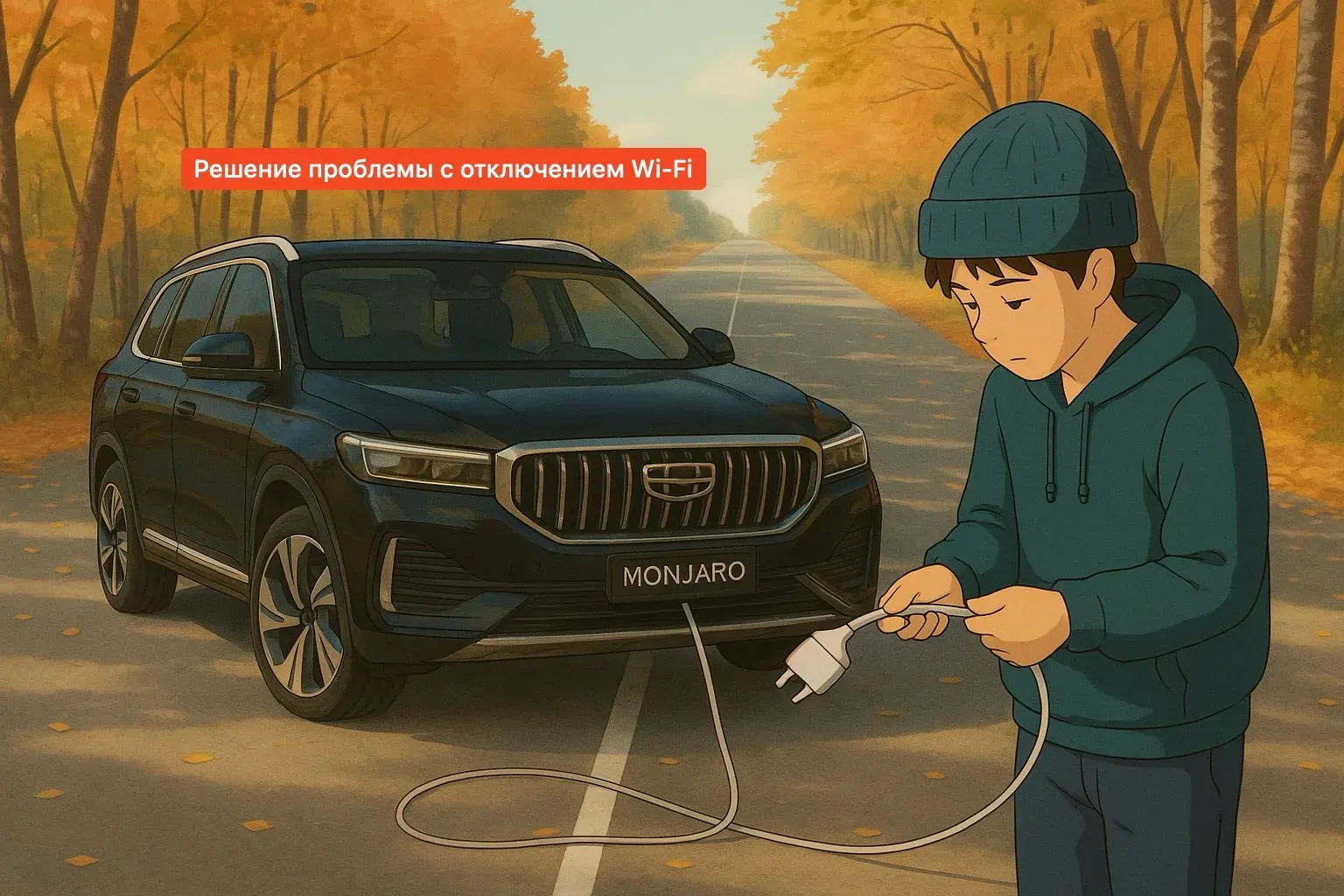 Решение проблемы с Wi-Fi в Geely Monjaro