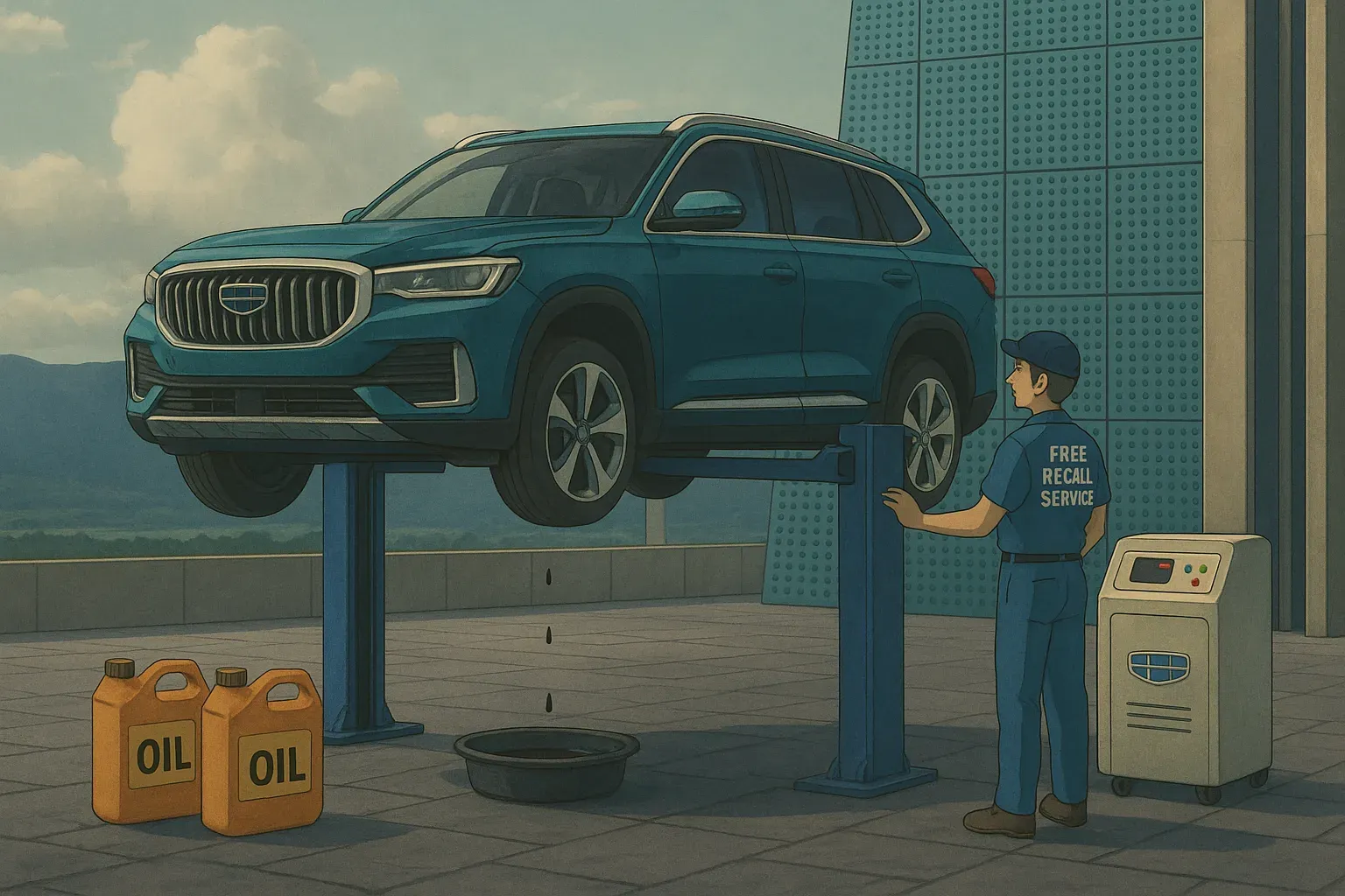 Отзывные кампании (технические акции) Geely Monjaro: как проверить и что делать