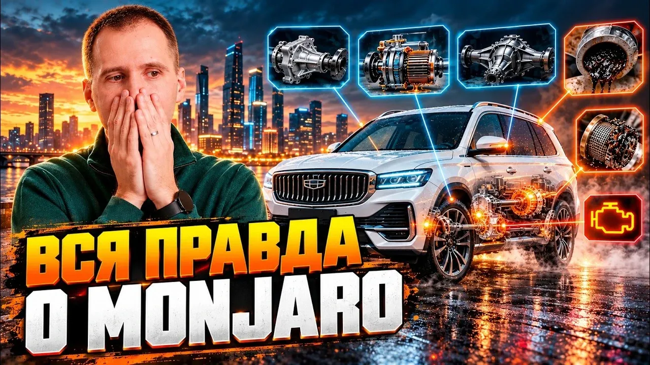 Geely Monjaro: сильные и слабые стороны и чёрное масло в системе полного привода