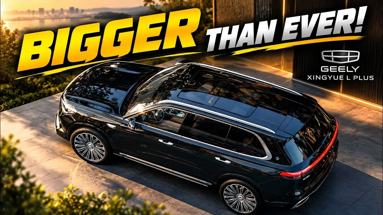 Geely Xingyue L Plus 2027: новый флагманский кроссовер с гибридом и пневмоподвеской
