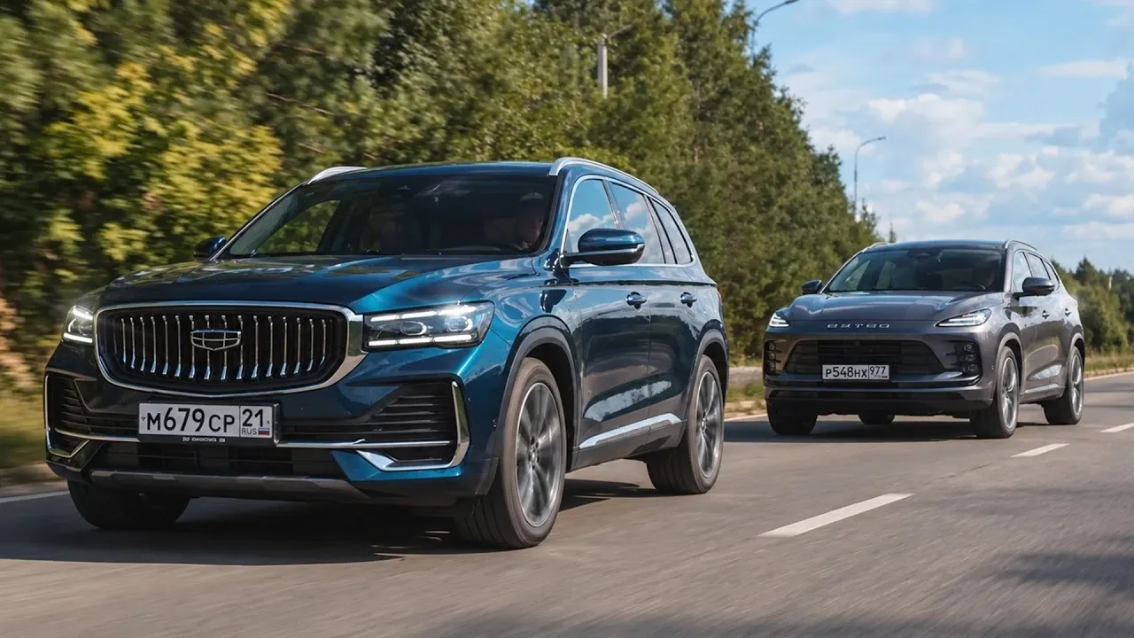 Geely Monjaro против Esteo MX: сравнительный тест-драйв двух кроссоверов