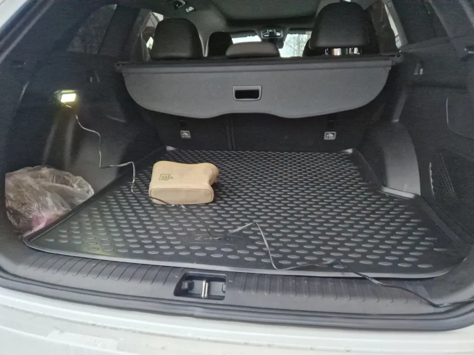 Подключение компрессора в багажнике